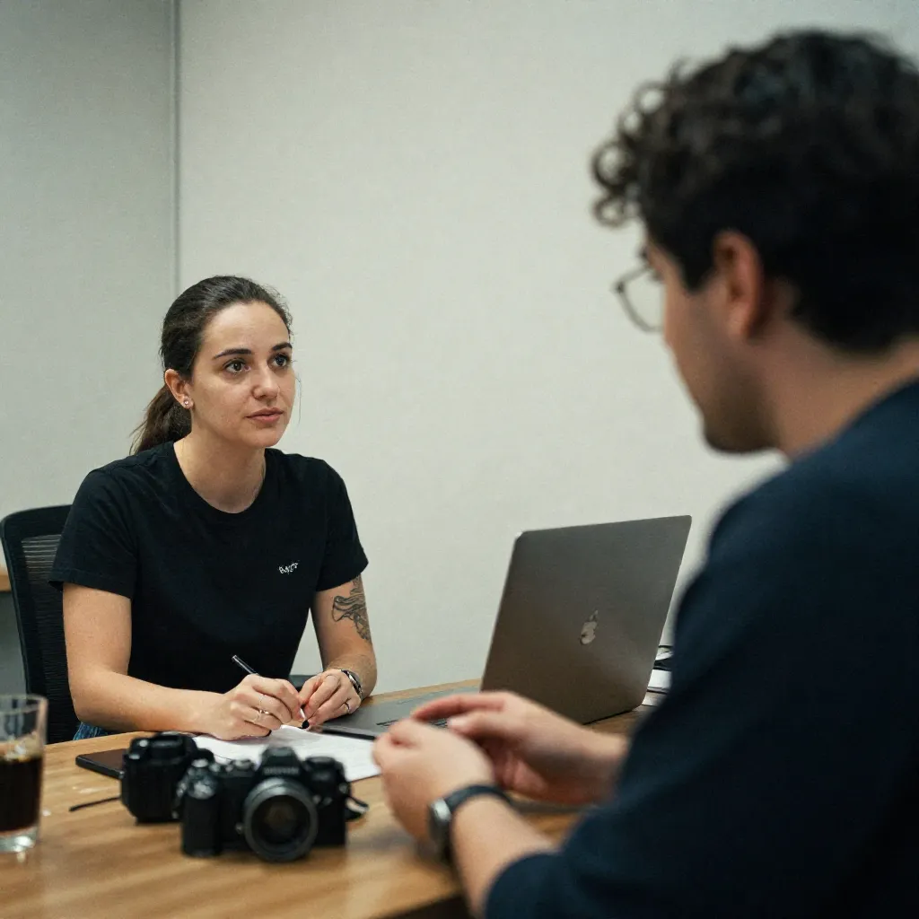Bright interior with desk and natural light